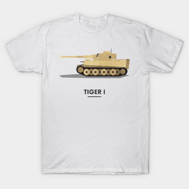 TANK Tiger T-Shirt by Art Designs